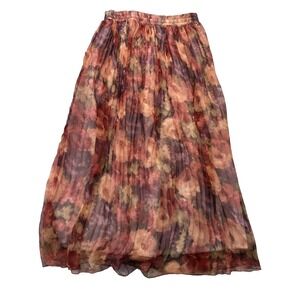 VTG Jonathan Martin Skirt SZ L Multi-color Floral Print Y2K 90s Friends Cottage